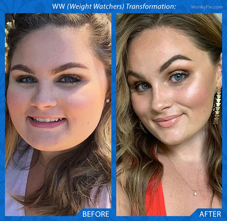 ww before after taylor weight loss 100
