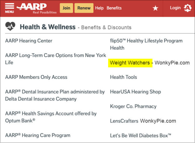 Weight Watchers Senior or AARP Discount? Best WW Deal 65+!